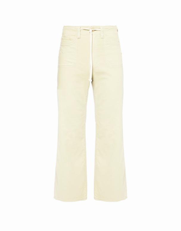 CHW01297 Pantalón Vaquero Elástico De Tiro Alto con Lazo en la Cintura Ari