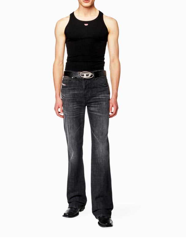 CHA00192 1998 D-Buck jeans pudar-cuci santai-pas