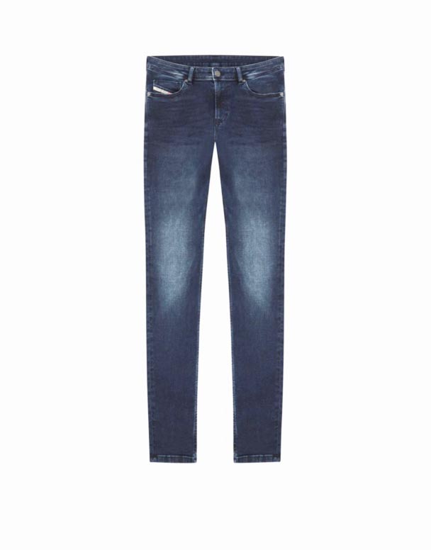 CHA00196 1979 Sleenker mid-rise لاغر کشش-شلوار جین