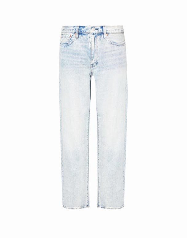 CHA00362 568 Jean ample en denim à jambe droite