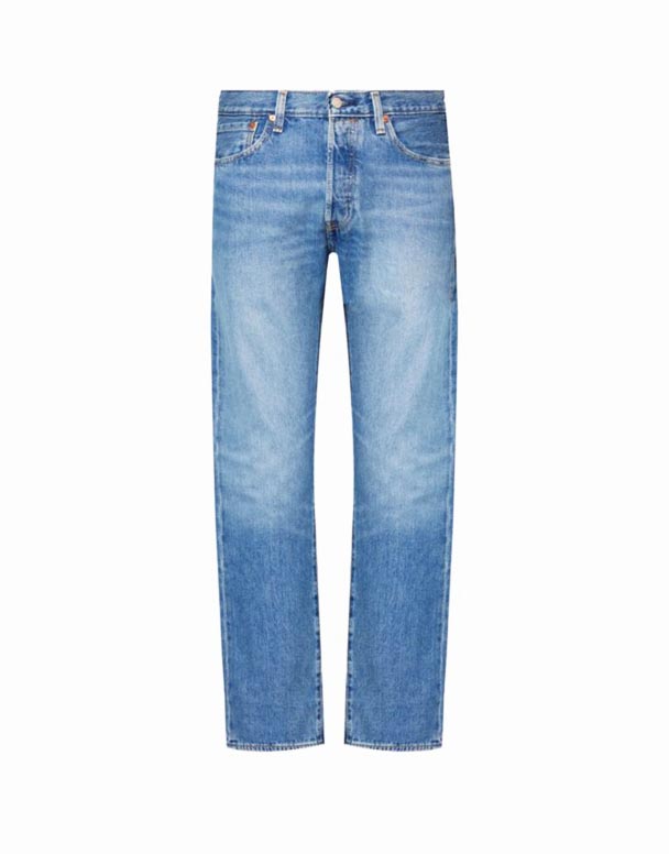 CHA00363 501 Jean taille mi-haute à jambe droite Original