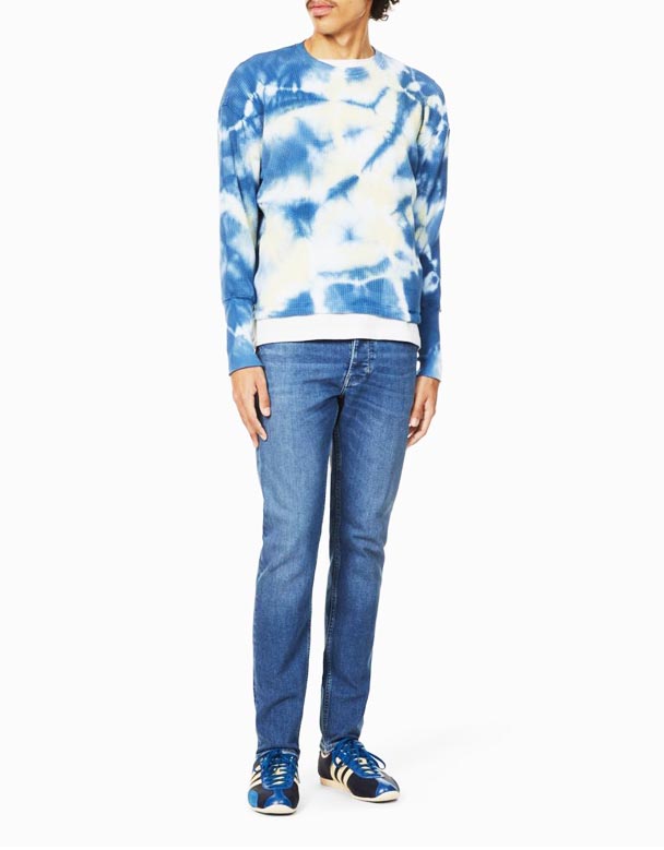 CHA00382 Jean droit slim Lou en coton mélangé