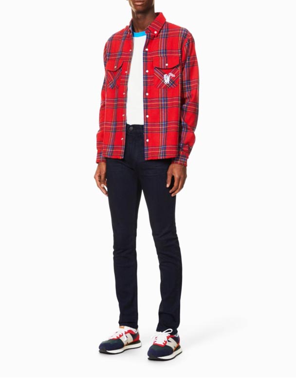 CHA00443 Lennox schmuel Geschnidden Jeans Aus Stretch Denim