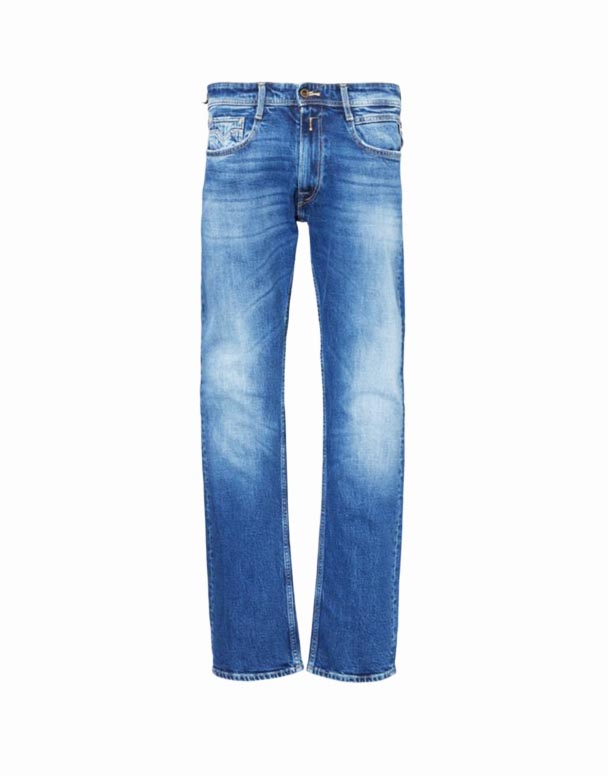 CHA00560 Rocco kaubamärk - plaaster kitsenev - jalg Regulaarne-Fit Stretch-Denim teksad