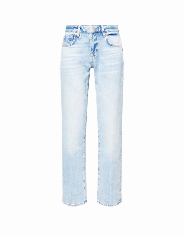 CHW00653 Calie Straight-Leg Low-Rise Denim Jeans
