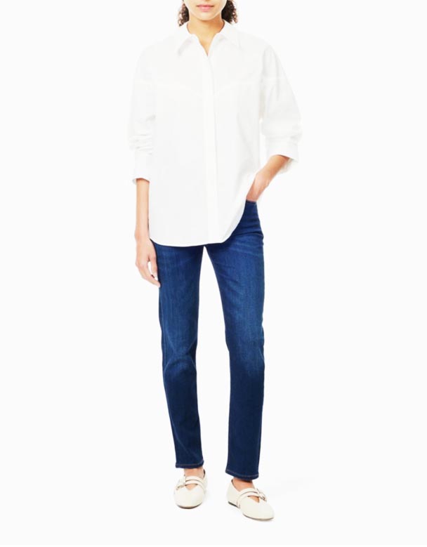 CHW00796 Isola mid-rise slim-fit stretch-džinsa džinsi