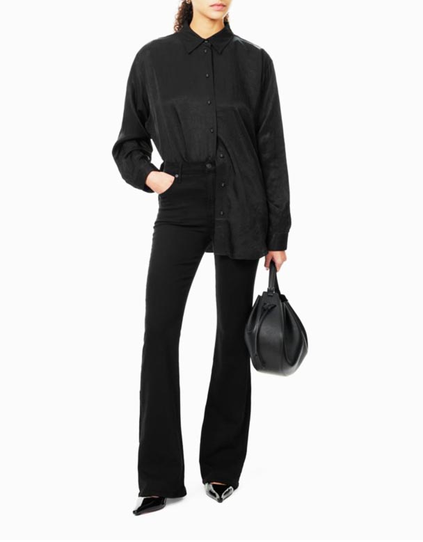 CHW00797 Lilah high-waist Bootcut stretch-jeansy jeansowe