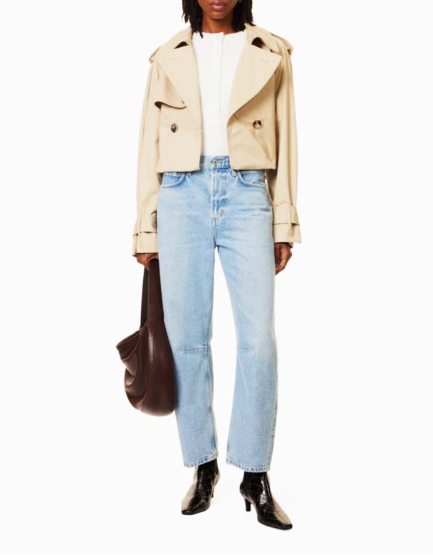 CHW00802 Miro barrel-chân thoải mái-phù hợp với quần jean denim cao tầng