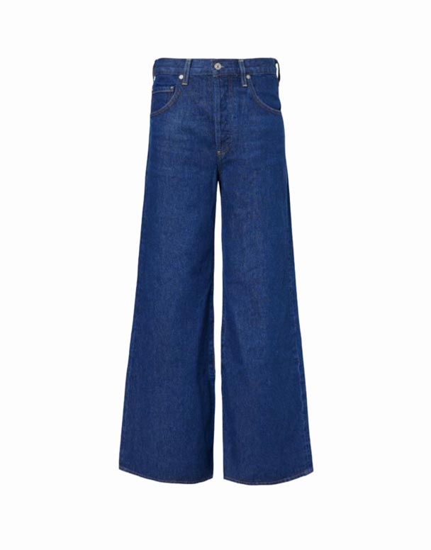 CHW00807 beverly Slouch giữa tăng bootcut-chân denim jeans