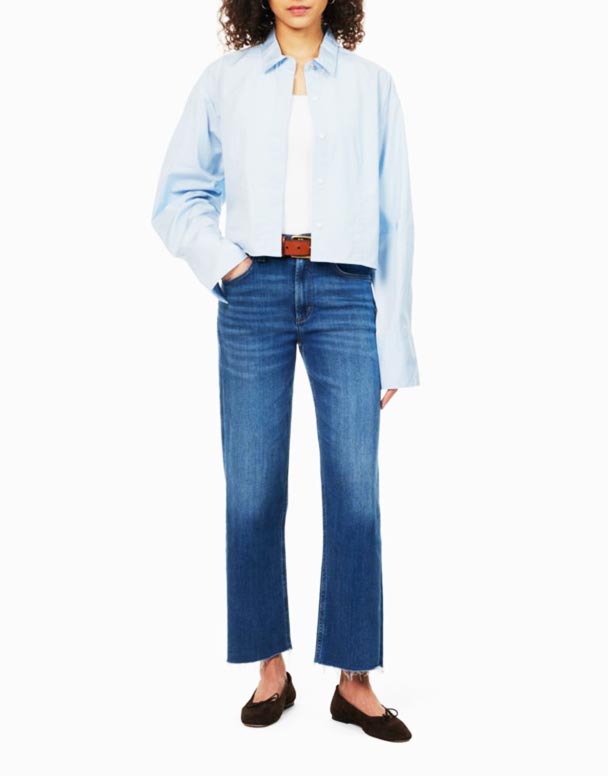 CHW00808 Palma straight-leg regular-fit daudzstāvu džinsa džinsi
