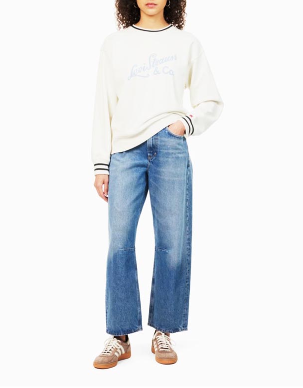 Chw00809 Miro barrel-chân thoải mái-phù hợp với quần jean denim cao tầng