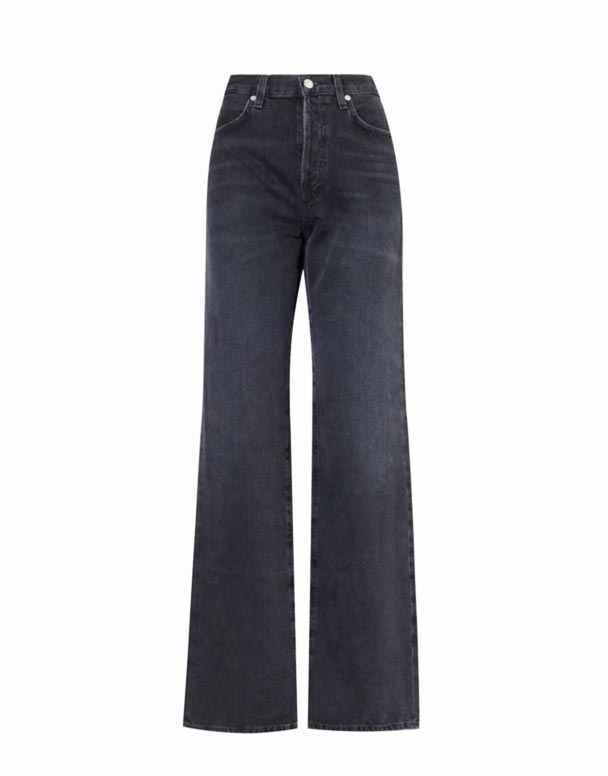 CHW00813 Annina Whiskered Quần Jean Denim Ống Rộng