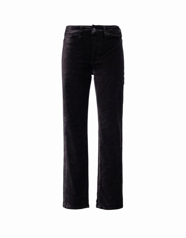 CHW00826 Isola Crop loe-quần dài căng giữa chân-nhung
