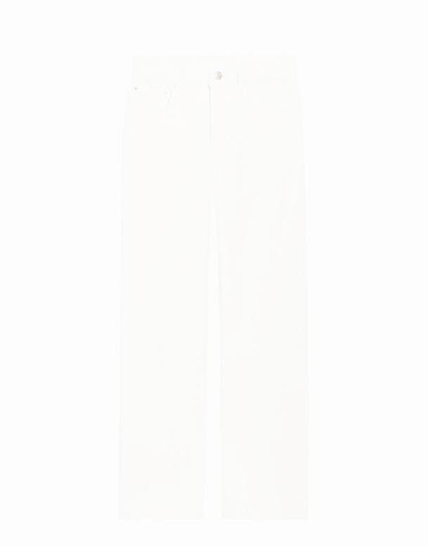 CHW00839 toto quần jean denim co giãn chân thẳng cao tầng