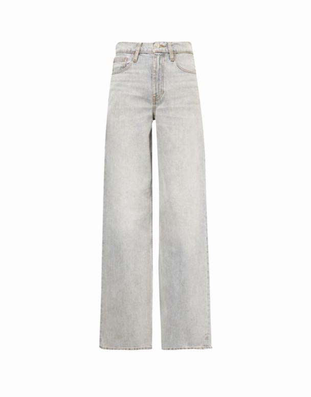 Chw00848 Sling Quần Jean Ống Rộng Cạp Cao