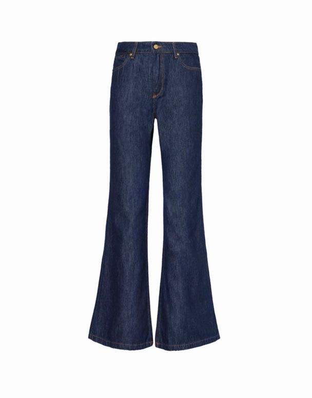 CHW00860 Charlie Quần Jean Denim Ống Rộng Ống Rộng