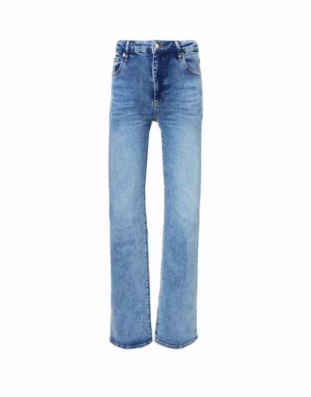CHW00865 omstart utsvängda ben höghus Stretch-Denim Jeans