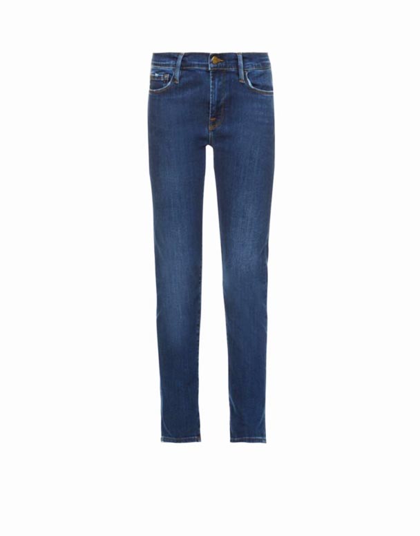 CHW00874 Le Garcon raka ben mid-rise Bomullsblandning denim jeans