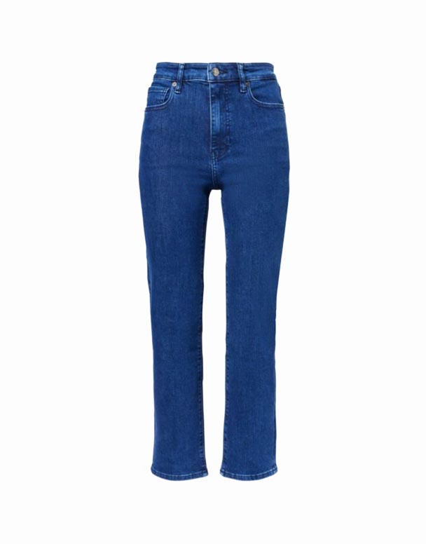 CHW00883 penna gröda Slim-Ben höghus Stretch bomull-blandning Jeans