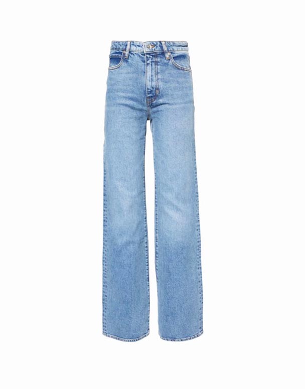CHW00888 pilen höghus bootcut-ben stretch-denim jeans