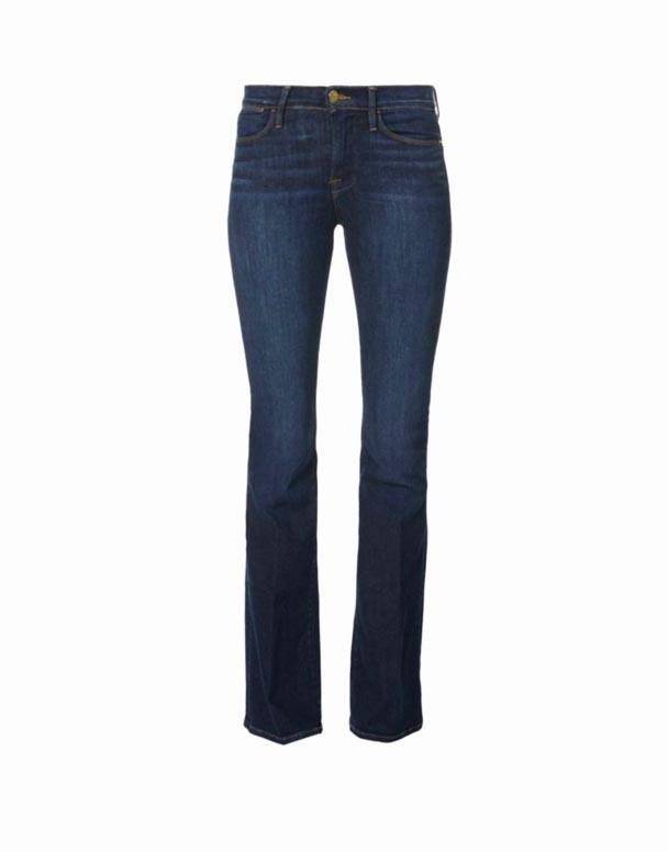 CHW00900 Le hög Flare höghus stretch-denim jeans