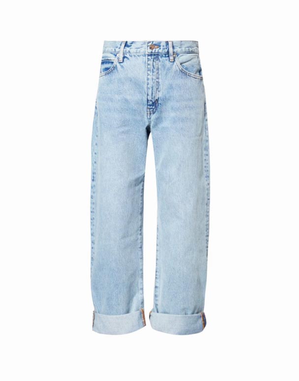 CHW00911 bubblan Fat-Ben höghus Denim Jeans