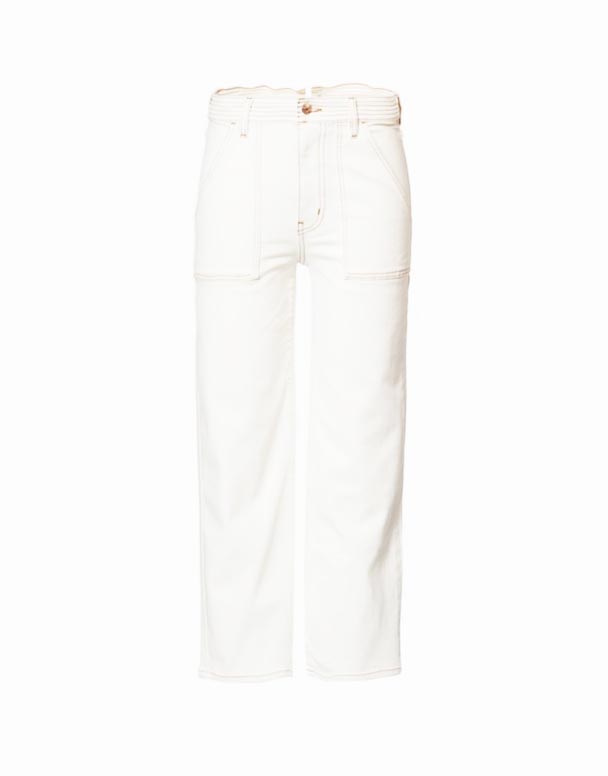 CHW00912 pilen Raka ben höghus Stretch Denim-Blend Jeans