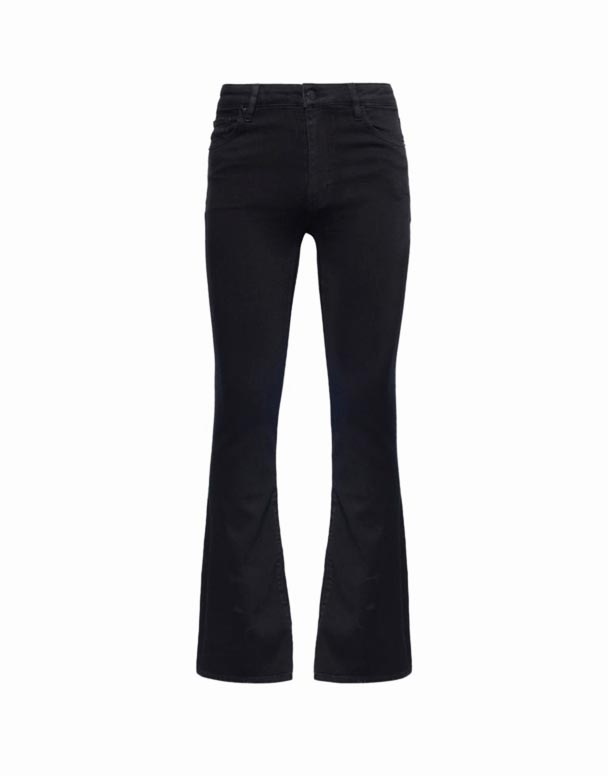 CHW00932 omstart utsvängda Raka ben höghus Stretch-Denim blandning Jeans