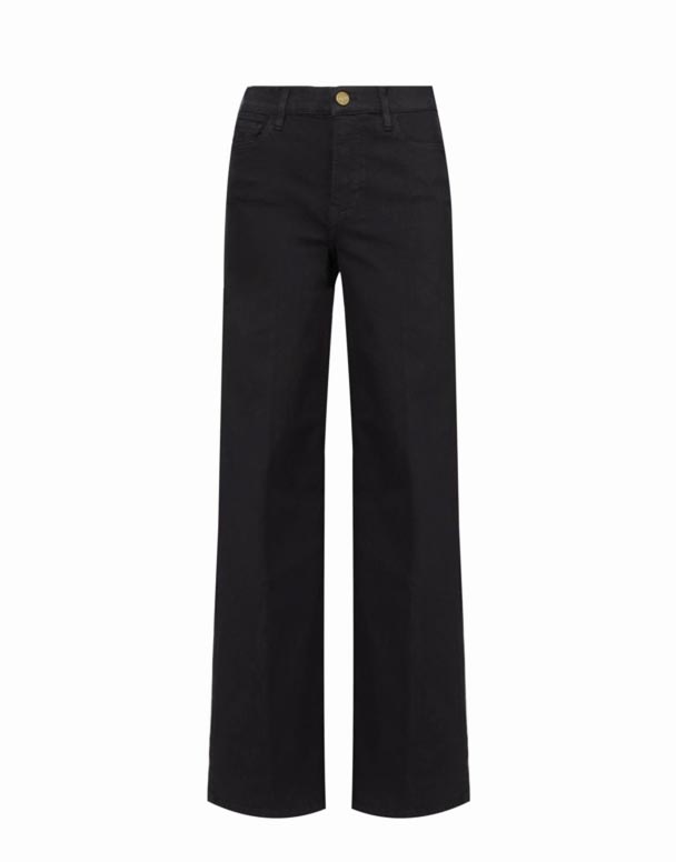 CHW00945 Slim Palazzo breda ben höghus stretch denim-blend jeans