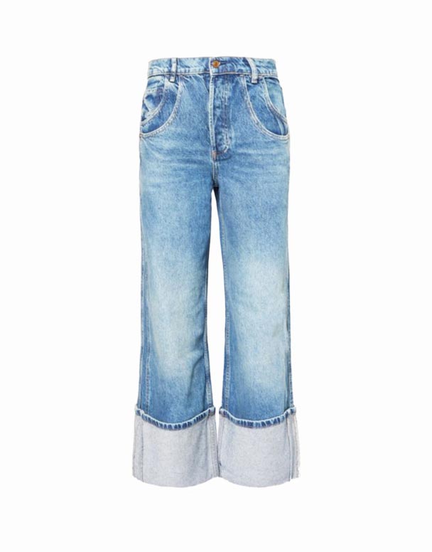 CHW00958 Final Countdown Boyfriend Jeans Mat nidderegem Buedem Aus Stretch-Denim
