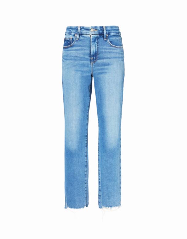 CHW00979 Good Legs whiskering straight-leg high-rise denim - Blend jeans