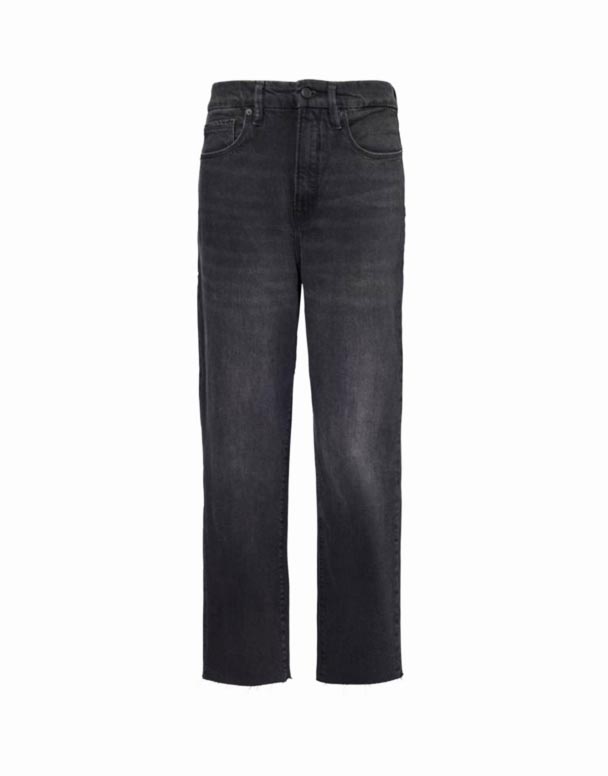 CHW01001 Good Boy pięć kieszeni crop-proste nogawki high-rise stretch-woven blend jeans