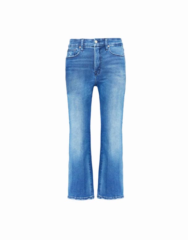 CHW01008 bra ben gröda Mini Boot-ben mid-rise stretch-denim jeans
