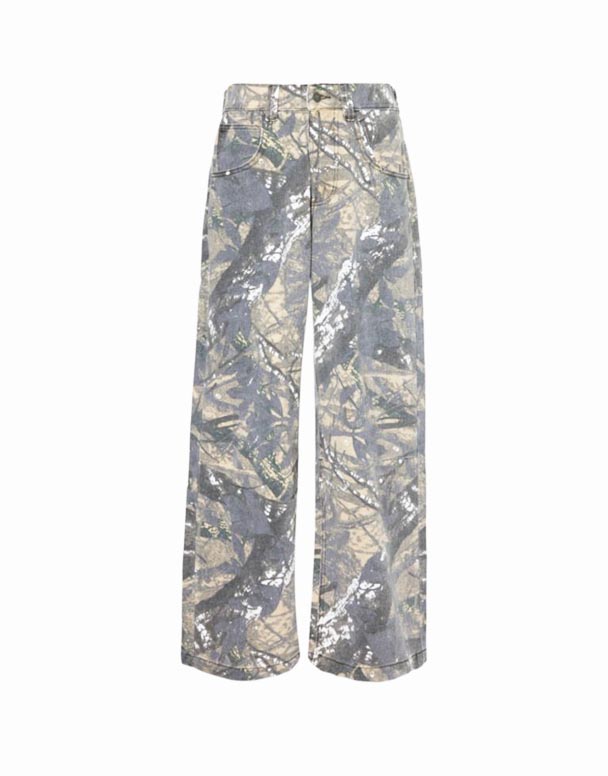 CHV01084 Camo Colossus mažaaukščiai džinsiniai džinsai