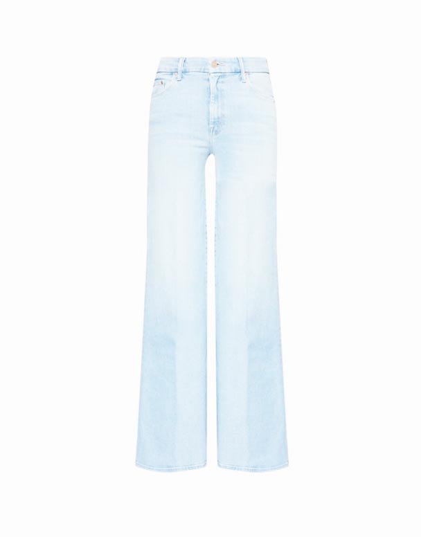 CHW01189 The Roller Sneak Jeans mit weitem Bein und mittelhohem Bund aus Stretch-Denim-Mischung