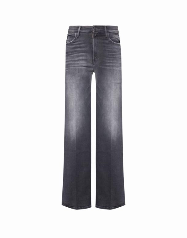 CHW01204 The Hustler Roller Sneak faded wash proste nogawki ze średnim stanem stretch - Denim blend jeans