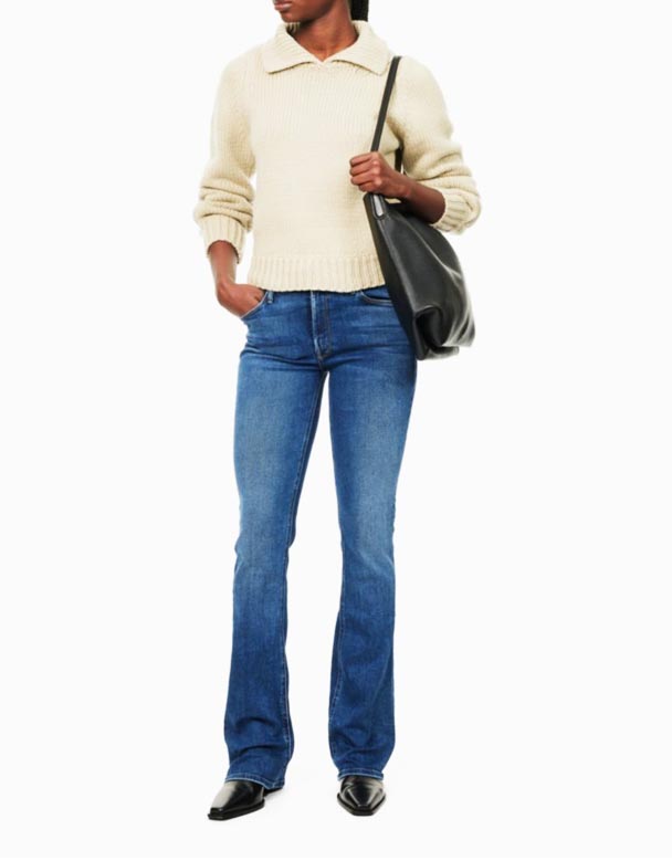 CHW01205 The Runaway flared-leg slim-fit stretch-denim jeans