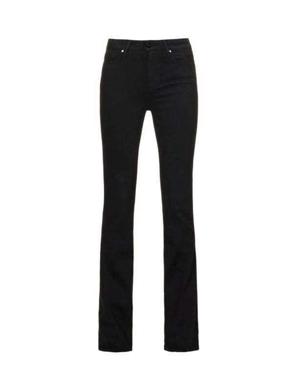 CHW01253 Jean en denim stretch taille haute à coupe boot Laurel Canyon