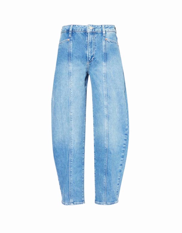 CHW01255 Alexis Jeans Aus stretch-Denim mat héijer Héicht A Faassbeen Mat Mëttelsaum