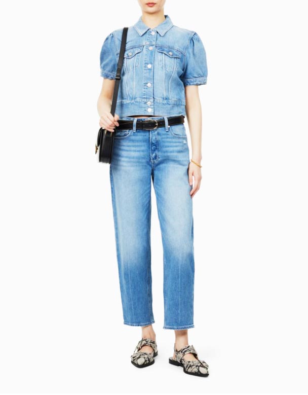 CHW01281アレクシスバレルレッグハイライズジーンズ