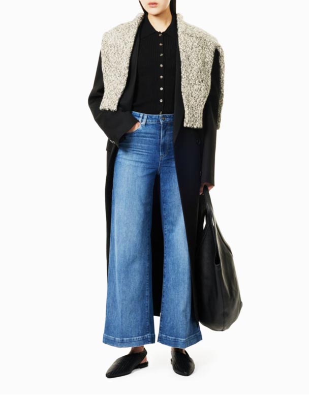 CHW01301 Iharper High-Rise Wide-Leg Stretch-Amajean E-Denim