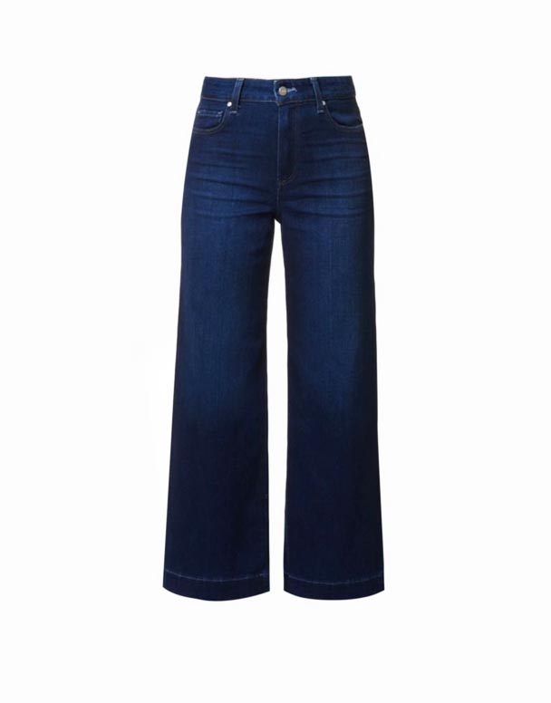 CHW01322 Anessa Distressed Jeans mit mittelhohem Bund und weitem Bein aus Baumwollmischung
