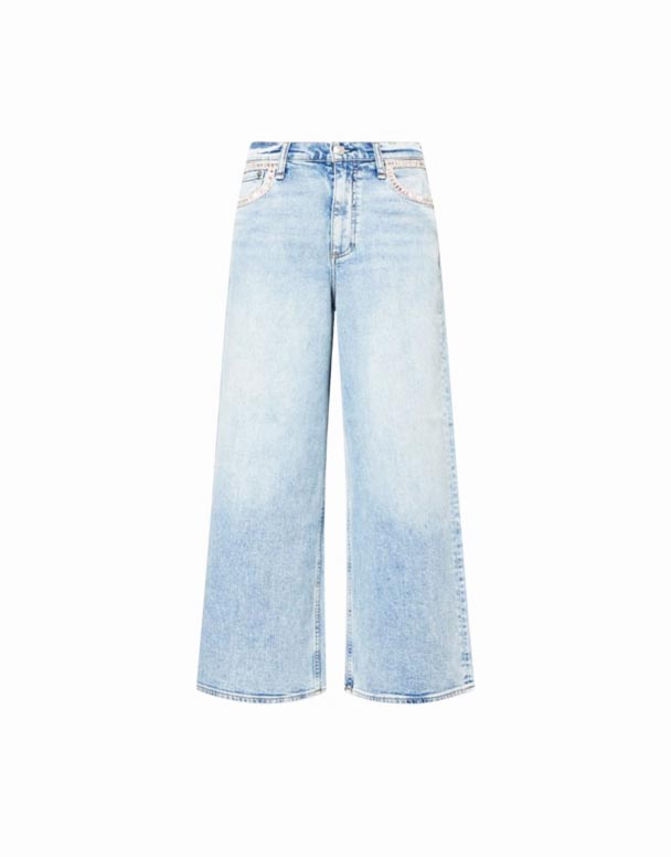CHW01349 Le Jean en Denim Stretch Orné d