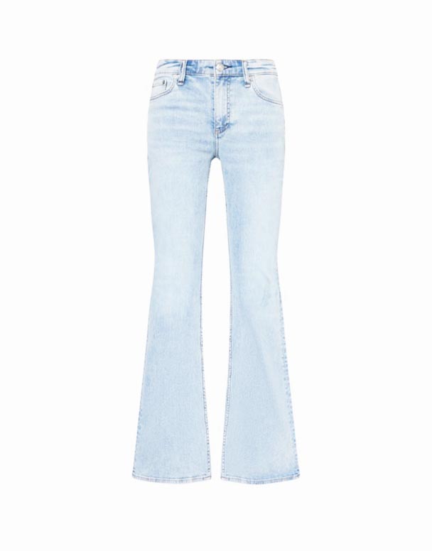CHW01357 Dahlia Mid-Rise leveälahkeiset Stretch-farkut