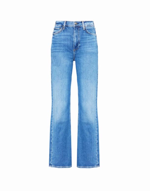 CHW01364 Peyton Peregangan Mid-Rise Kaki Melebar-Jeans Denim