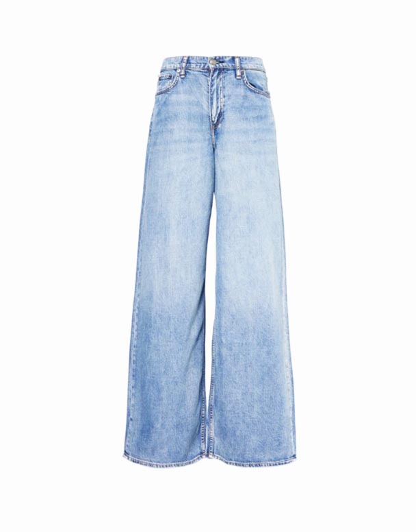 CHV01371 Fjervægt Sofie bredben højhus denim-blend jeans