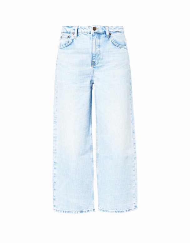 CHW01429 Taylor Jeans mit mittelhohem Crop-Bein und fünf Taschen